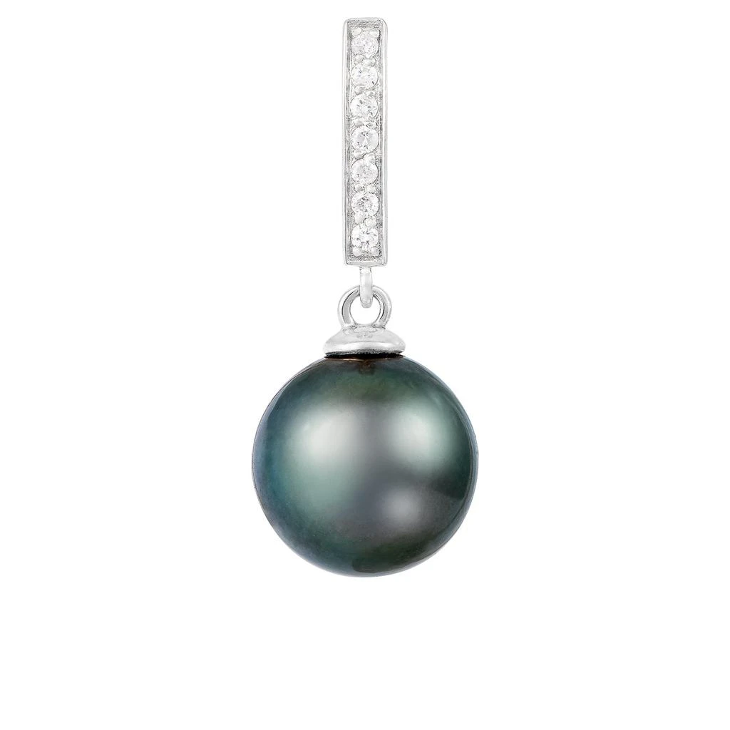 商品Splendid Pearls|14K Gold Tahitian Pearl Pendant Necklace Necklace,价格¥3250,第3张图片详细描述
