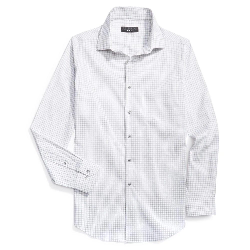 商品Alfani|Men's Slim Fit 2-Way Stretch Performance Dress Shirt, Created for Macy's,价格¥138,第4张图片详细描述