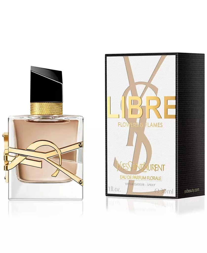 商品Yves Saint Laurent|Libre Flowers & Flames Eau de Parfum Florale, 0.33 oz.,价格¥266,第2张图片详细描述