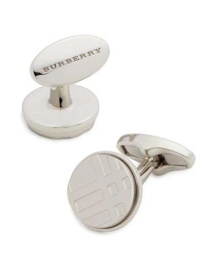 商品Burberry|Check Cufflinks,价格¥1421,第1张图片