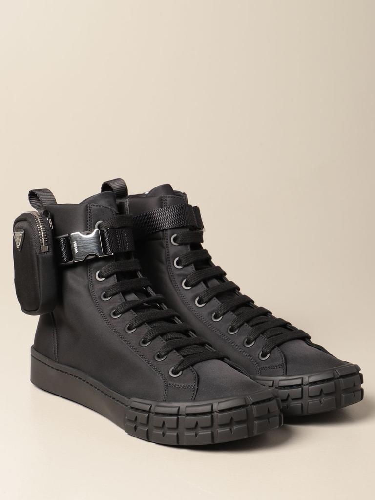 商品Prada|Prada sneakers in re-nylon gabardine with mini container,价格¥6759,第4张图片详细描述