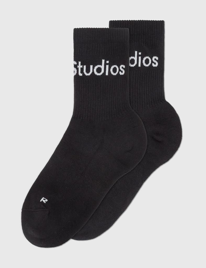 商品Acne Studios|Ribbed Logo Socks,价格¥434,第1张图片