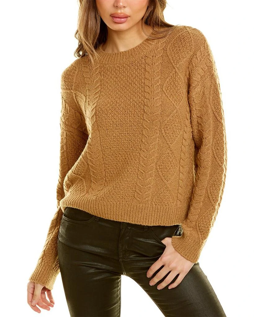 商品Vince|Vince Cable-Knit Wool-Blend Sweater,价格¥711,第1张图片