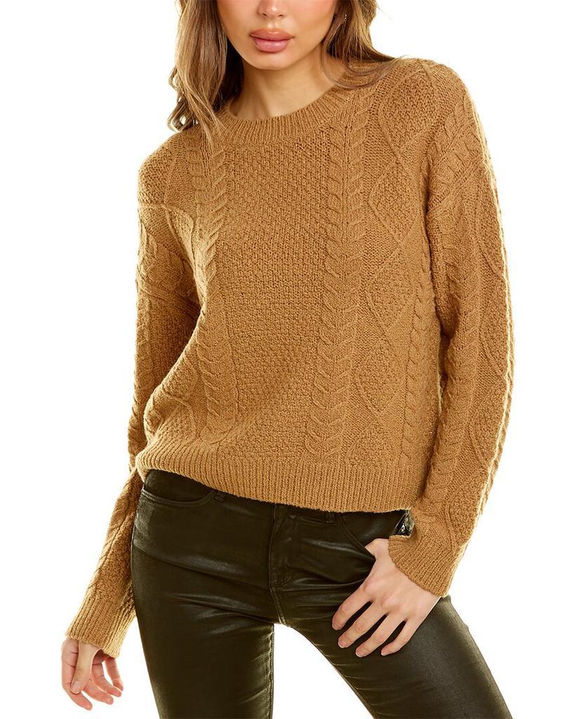 商品Vince|Vince Cable-Knit Wool-Blend Sweater,价格¥824,第1张图片