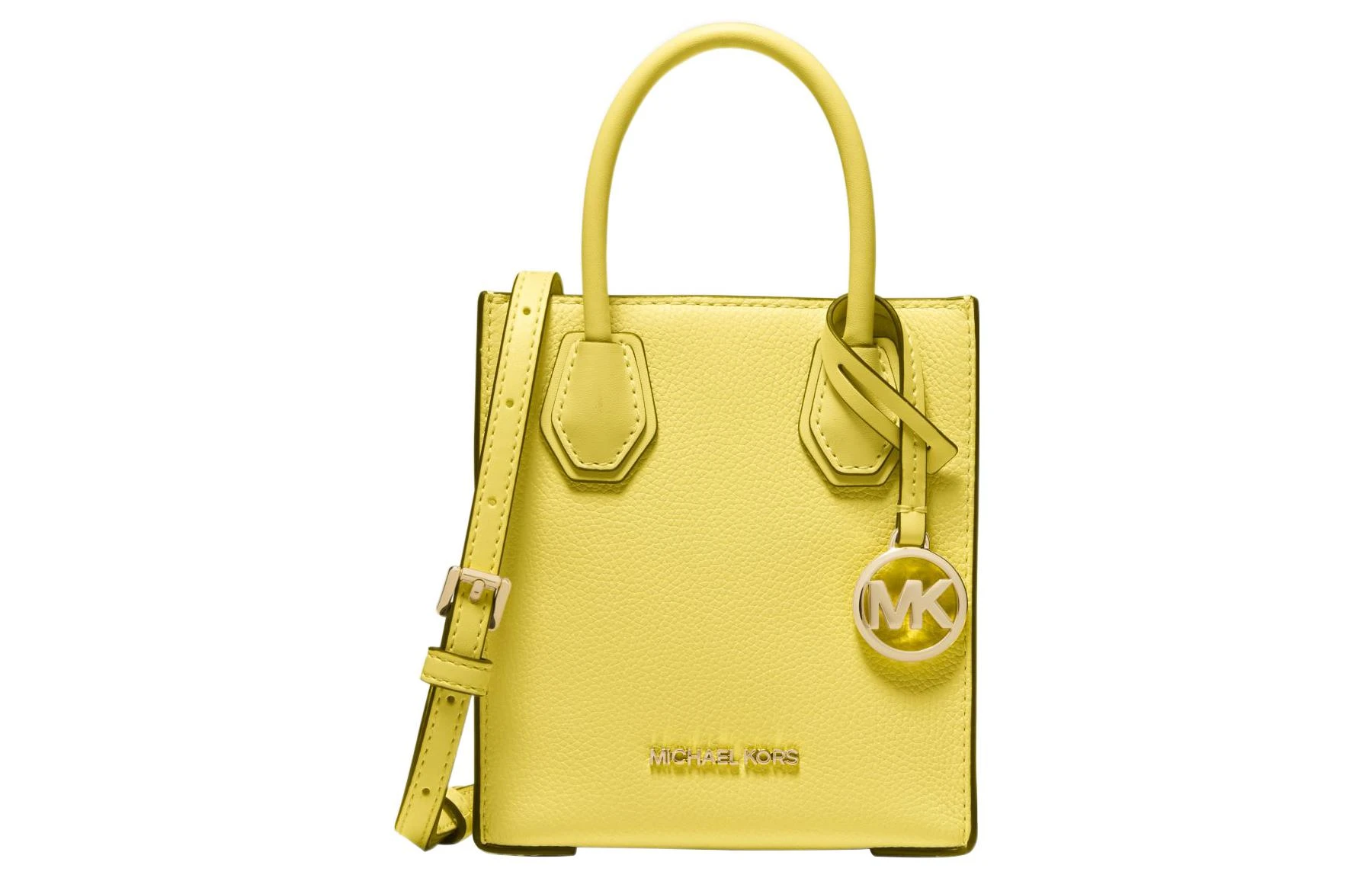 商品[国内直发] Michael Kors|迈克高仕 Mercer 经典法式通勤字母 皮革 手提包风琴包单肩包斜挎包 迷你 女款 嫩黄色 #女友礼物#,价格¥1410,第1张图片