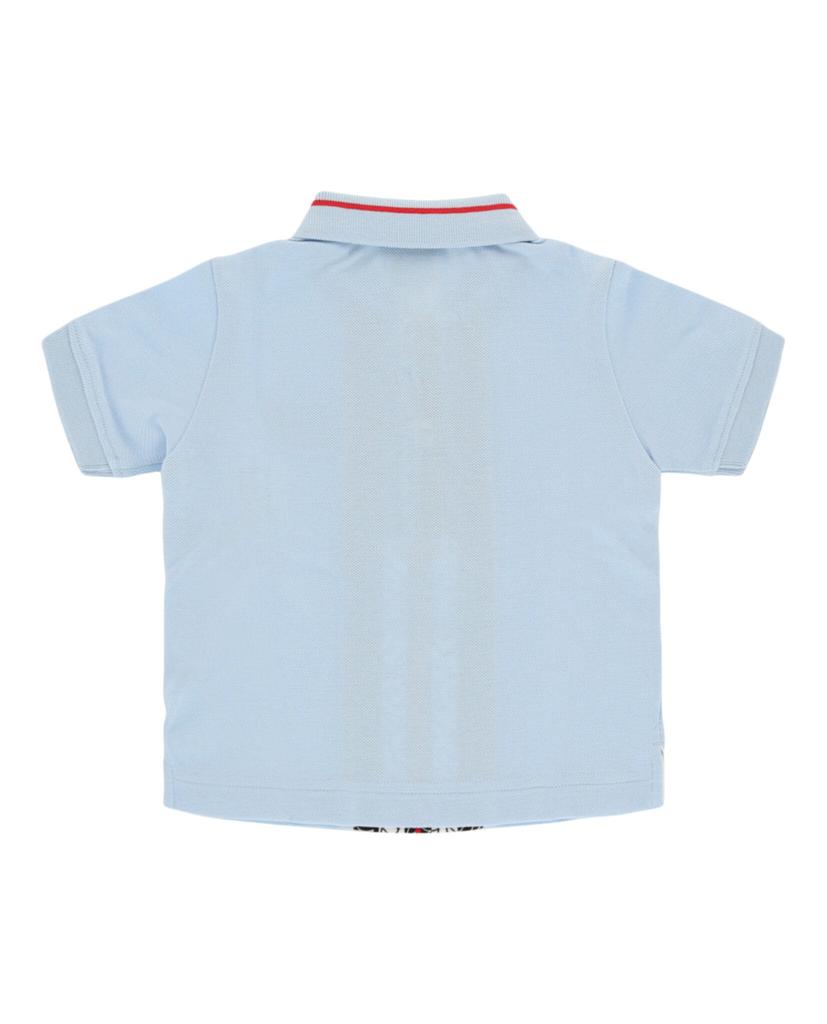 Kids Monogram Stripe Cotton Polo商品第2张图片规格展示