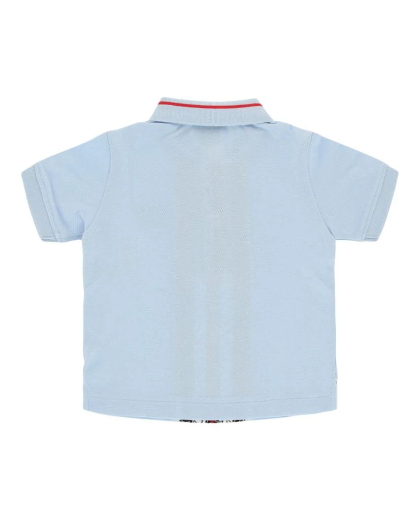 商品Burberry|Kids Monogram Stripe Cotton Polo,价格¥714,第2张图片详细描述