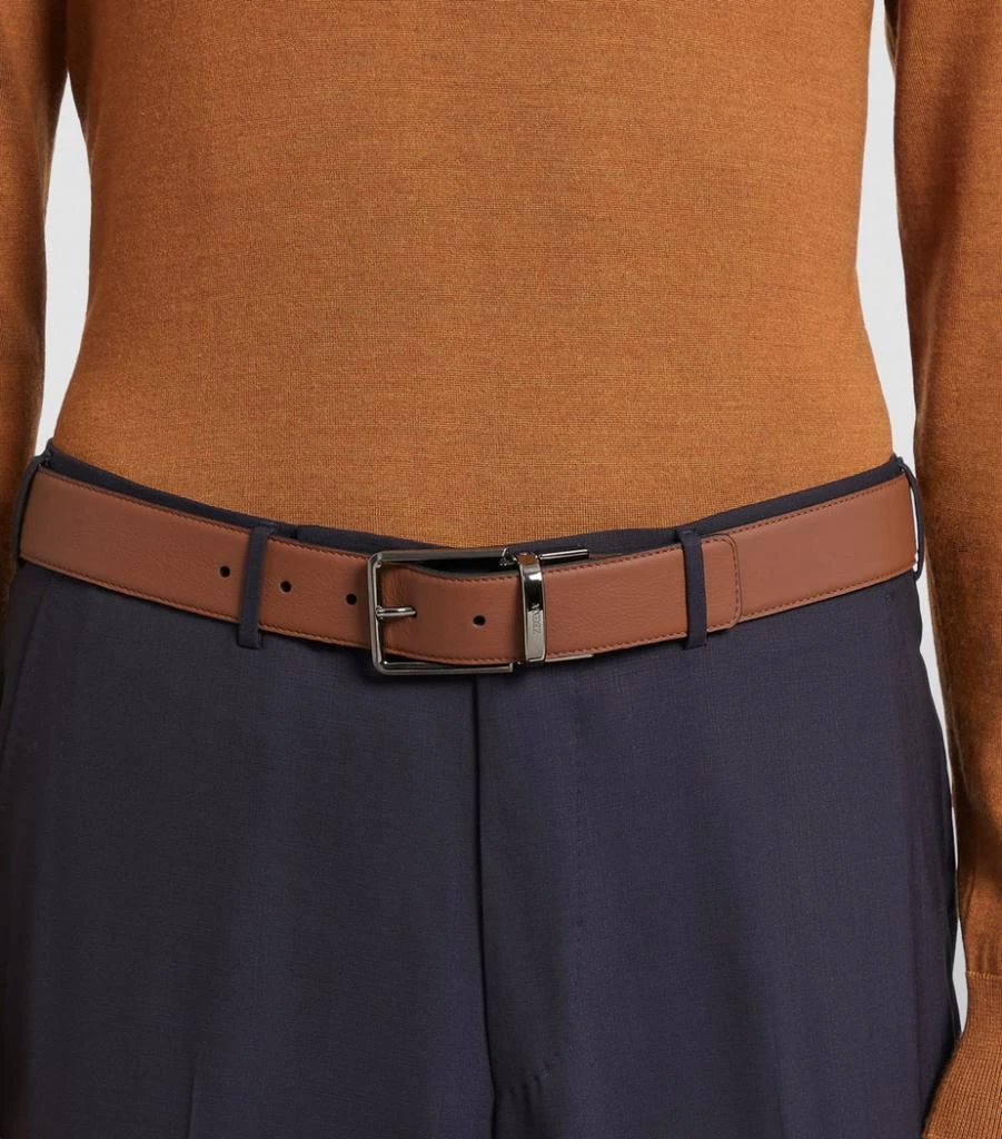 商品Zegna|Leather Belt,价格¥4086,第3张图片详细描述