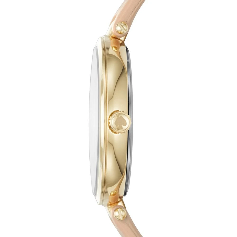 商品Kate Spade|Women's Holland Vachetta Leather Strap Watch 34mm KSW1281,价格¥599,第2张图片详细描述