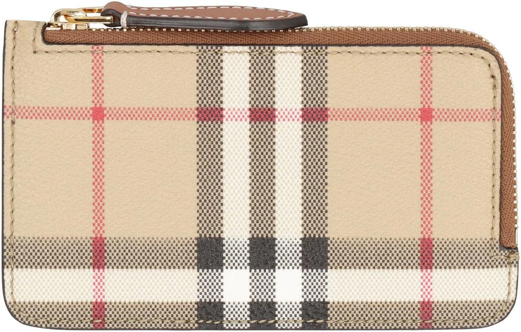 商品Burberry|Burberry Coated Canvas Card Holder,价格¥1828,第2张图片详细描述