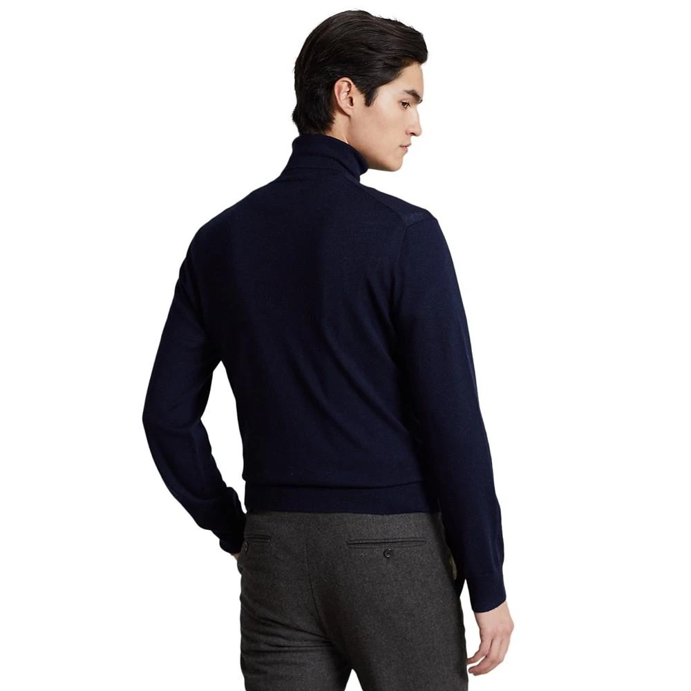 商品Ralph Lauren|Men's Washable Wool Turtleneck Sweater,价格¥682,第2张图片详细描述