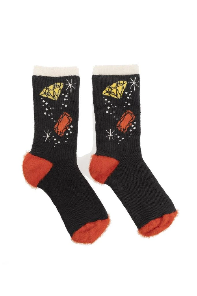 商品Mini Rodini|Mini Rodini 2 Pack Graphic Patterned Socks,价格¥383,第3张图片详细描述