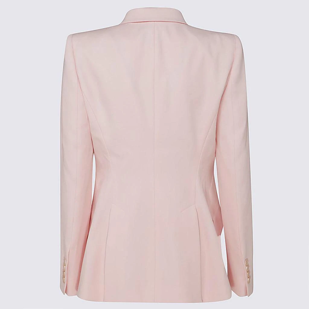 商品Alexander McQueen|ALEXANDER MCQUEEN LIGHT PINK WOOL BLAZER,价格¥7688,第2张图片详细描述