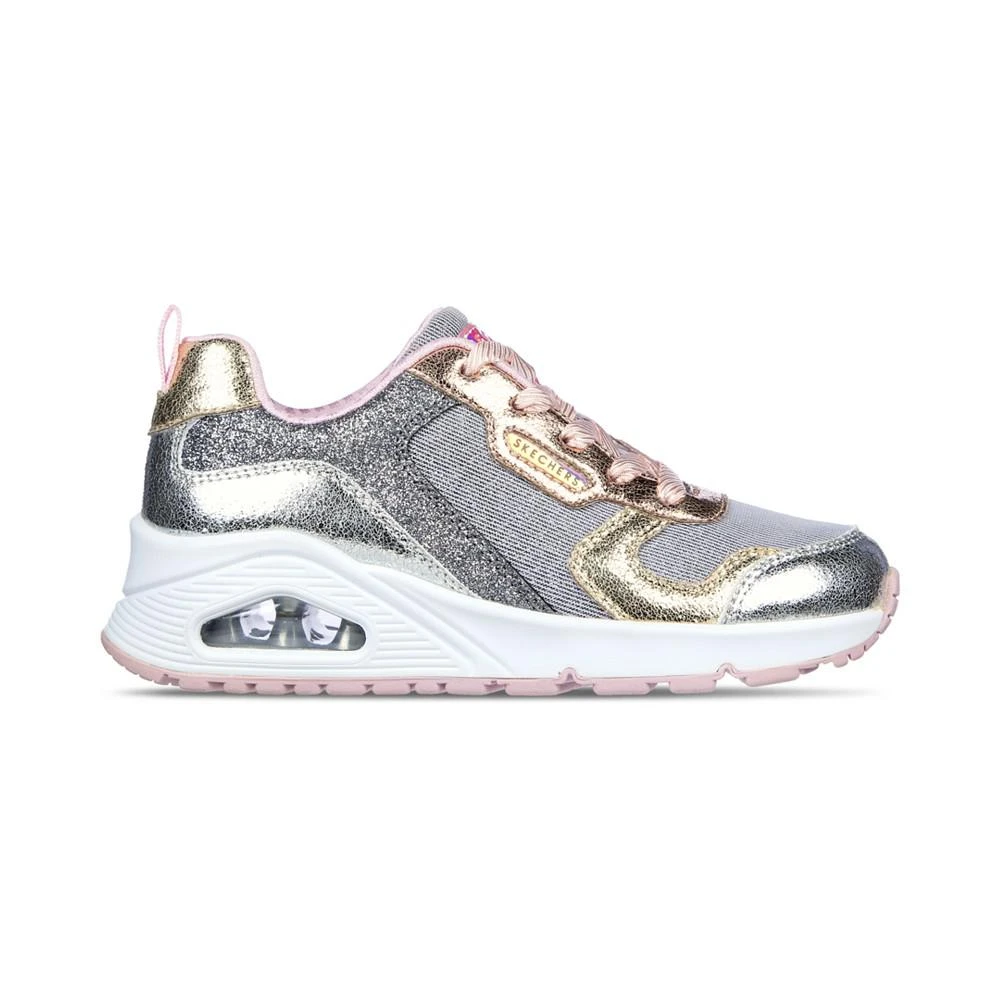 商品SKECHERS|Big Girls Uno- Metallic Remix Casual Sneakers from Finish Line,价格¥262,第2张图片详细描述