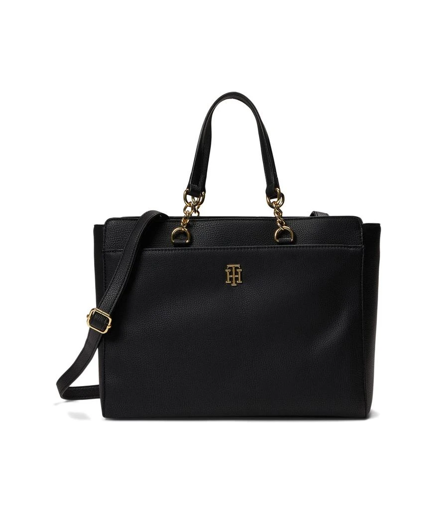 商品Tommy Hilfiger|Antonella II-Convertible Satchel-Pebble PVC,价格¥539,第1张图片