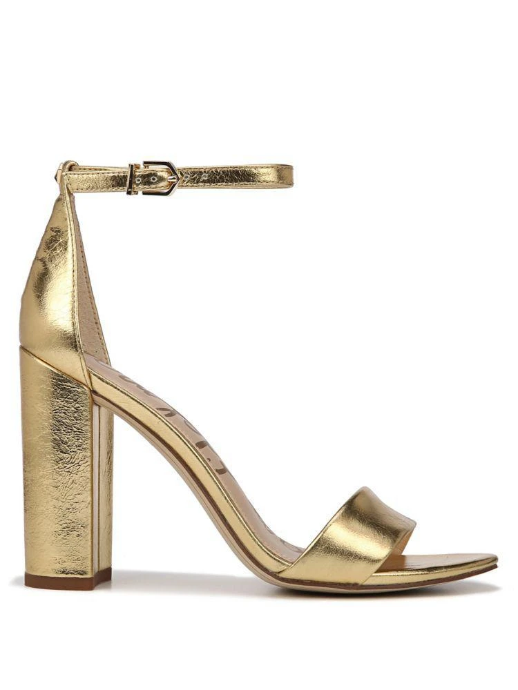 商品Sam Edelman|Yaro Metallic Leather Ankle-Strap Sandals,价格¥907,第3张图片详细描述