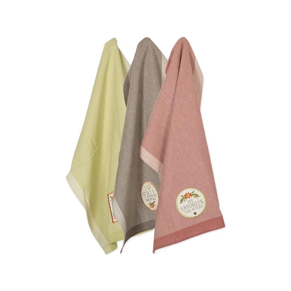 商品Design Imports|Assorted Fall in Love Embellished Dishtowel Set,价格¥172,第1张图片