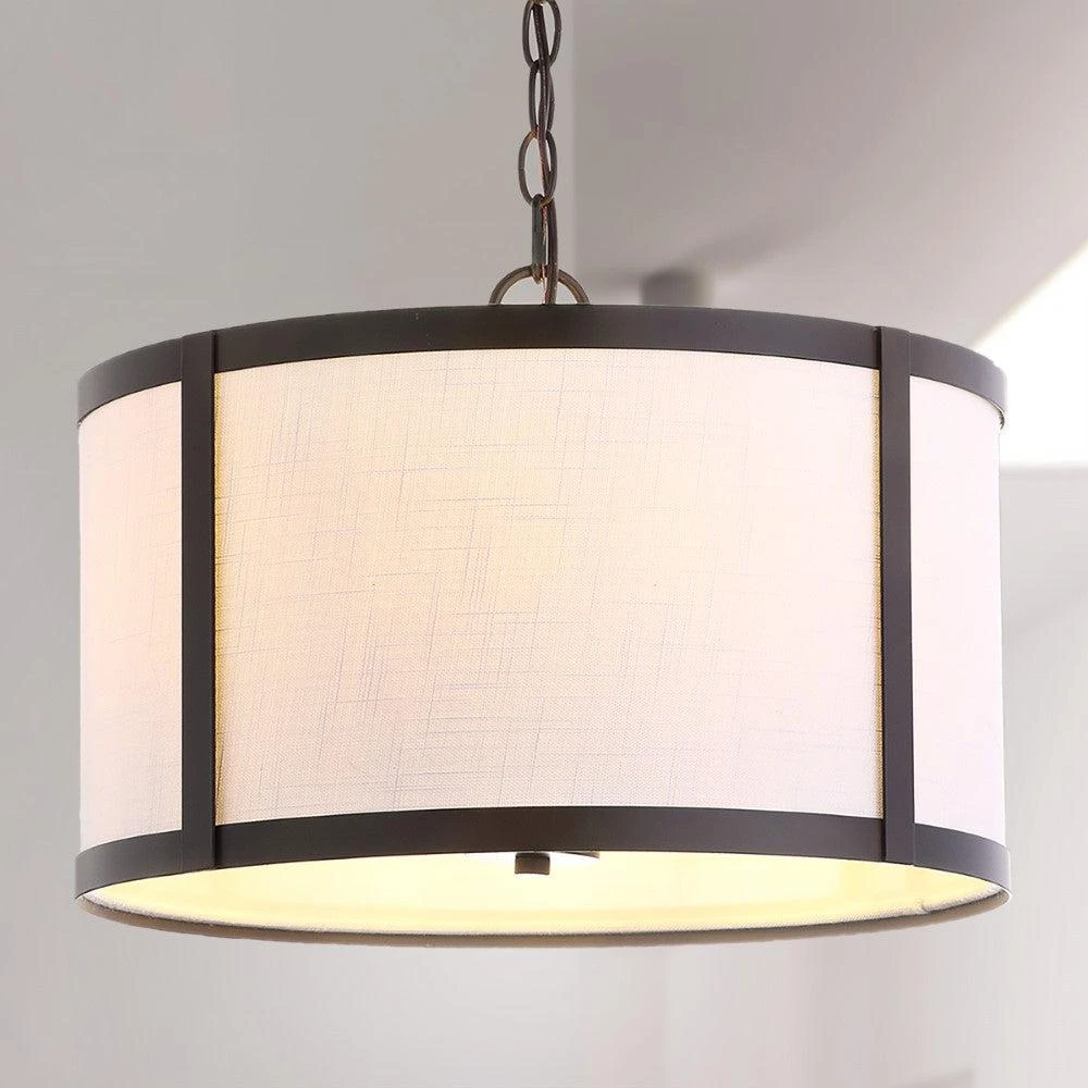 商品JONATHAN Y|Thatcher 17" Metal LED Pendant Light,价格¥1587,第1张图片