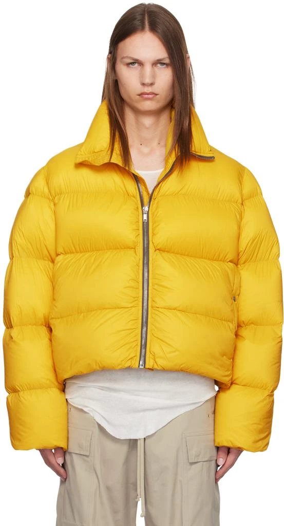 商品Rick Owens|黄色 Turtle 羽绒夹克,价格¥10292,第1张图片