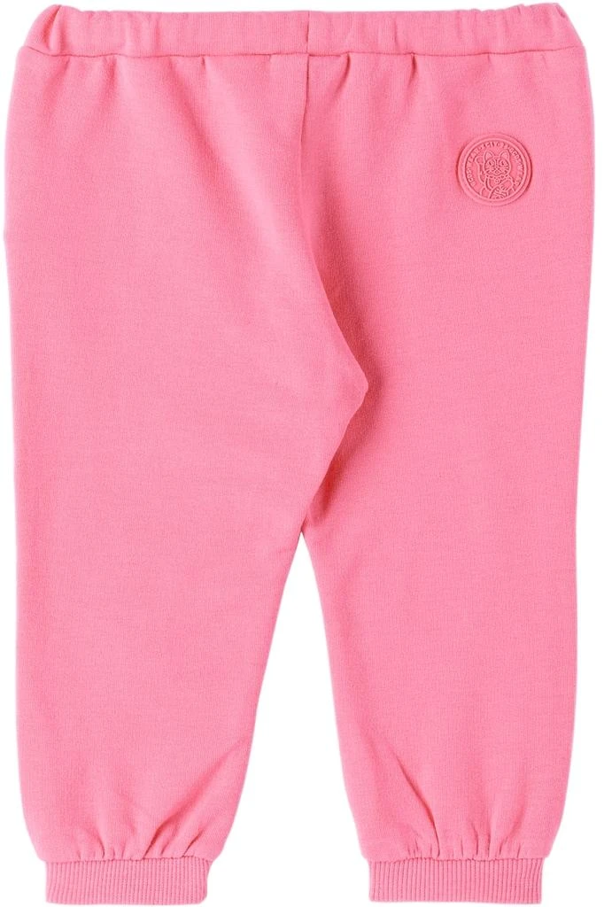 商品GCDS|Baby Pink Bonded Logo Lounge Pants,价格¥194,第2张图片详细描述