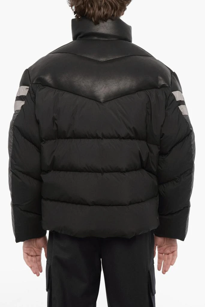 商品Neil Barrett|Neil Barrett Padded Jacket with Vegan Leather Trims,价格¥4467,第2张图片详细描述