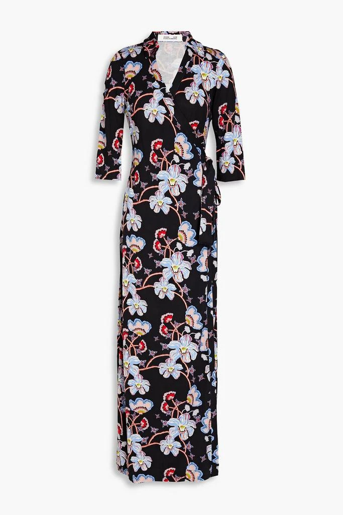 商品Diane von Furstenberg|Abigail floral-print silk-jersey maxi wrap dress,价格¥3376,第1张图片