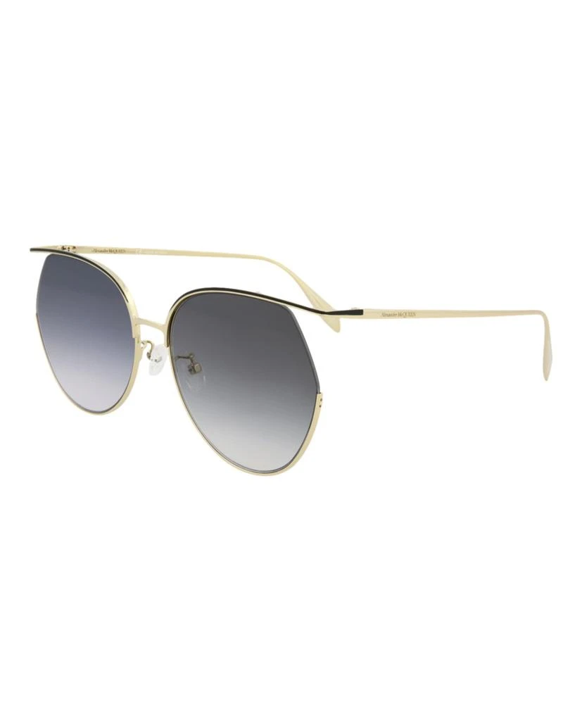 商品Alexander McQueen|Round-Frame Metal Sunglasses,价格¥791,第2张图片详细描述