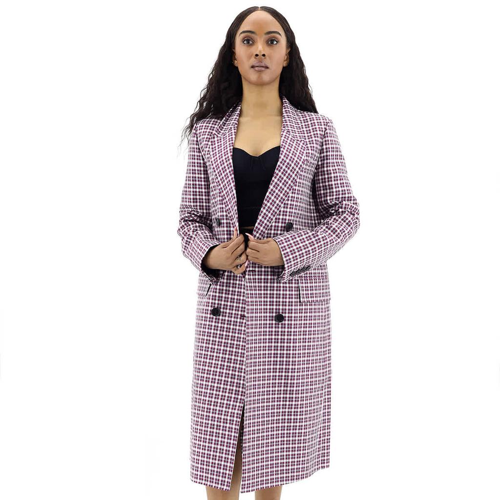 Burberry Ladies Parwoodul Plaid Coat, Brand Size 6 (US Size 4)商品第2张图片规格展示