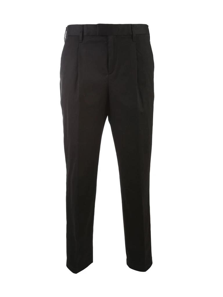 商品Neil Barrett|Neil Barrett Men&#39;s  Black Other Materials Pants,价格¥3628,第1张图片