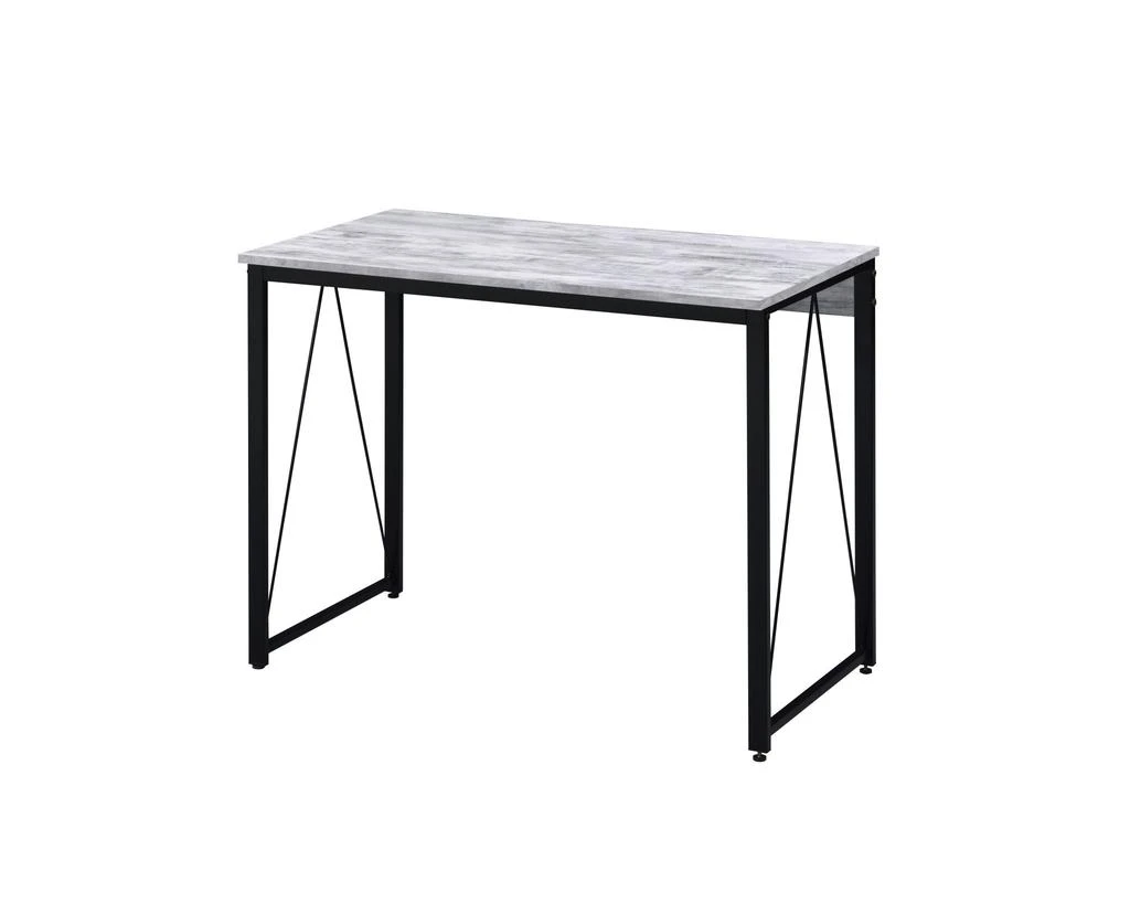 商品Hivvago|35" Antiqued White and Black Writing Desk,价格¥1267,第2张图片详细描述