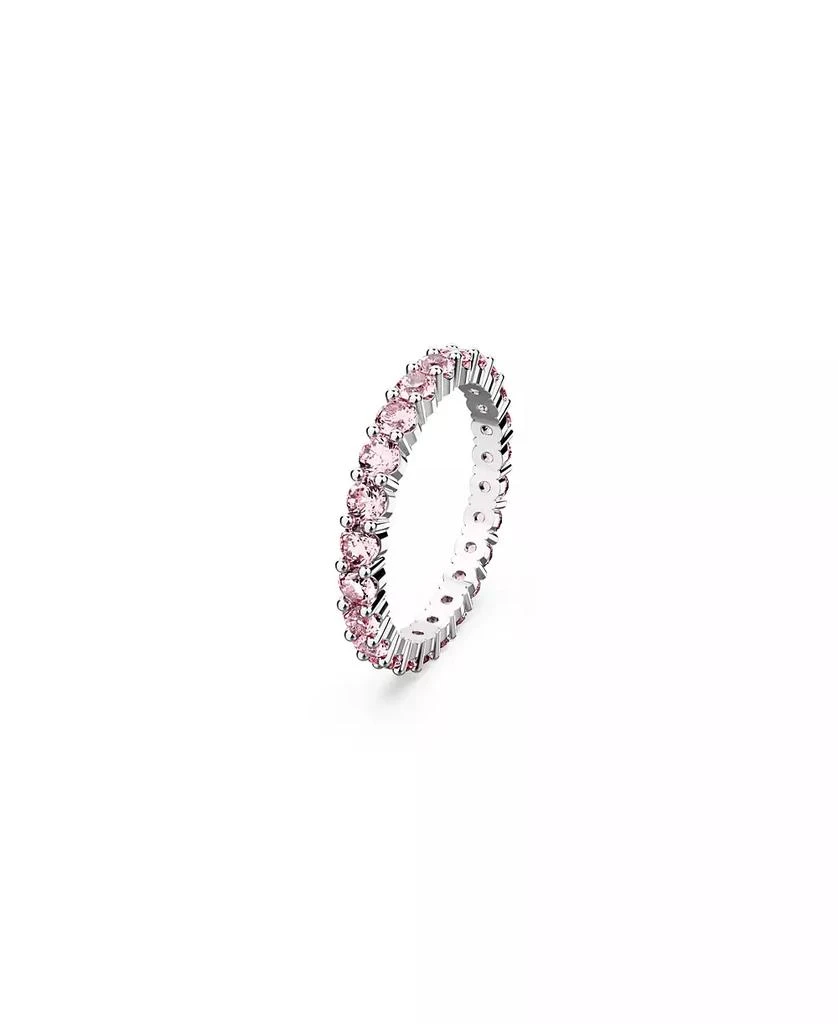 商品Swarovski|Crystal Round Cut Pink Matrix Ring,价格¥623,第2张图片详细描述