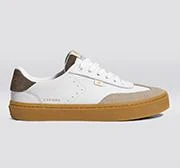 TOCA Gum White Premium Leather Plaza Taupe Suede Dark Khaki Sneaker Men 商品