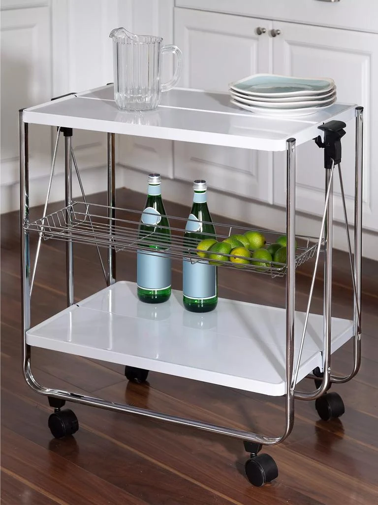 商品Honey Can Do|Modern Foldable Kitchen Cart,价格¥1124,第2张图片详细描述