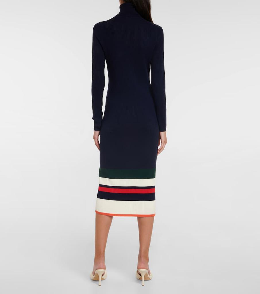 商品Ralph Lauren|条纹高领毛衣式连衣裙,价格¥2230,第5张图片详细描述