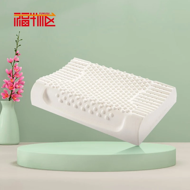 商品[国内直发] FUWUQU|福物区 乳胶枕 进口泰国天然乳胶枕头 人体工学 三曲线设计颈椎枕\x0a 乳胶枕,价格¥207,第1张图片