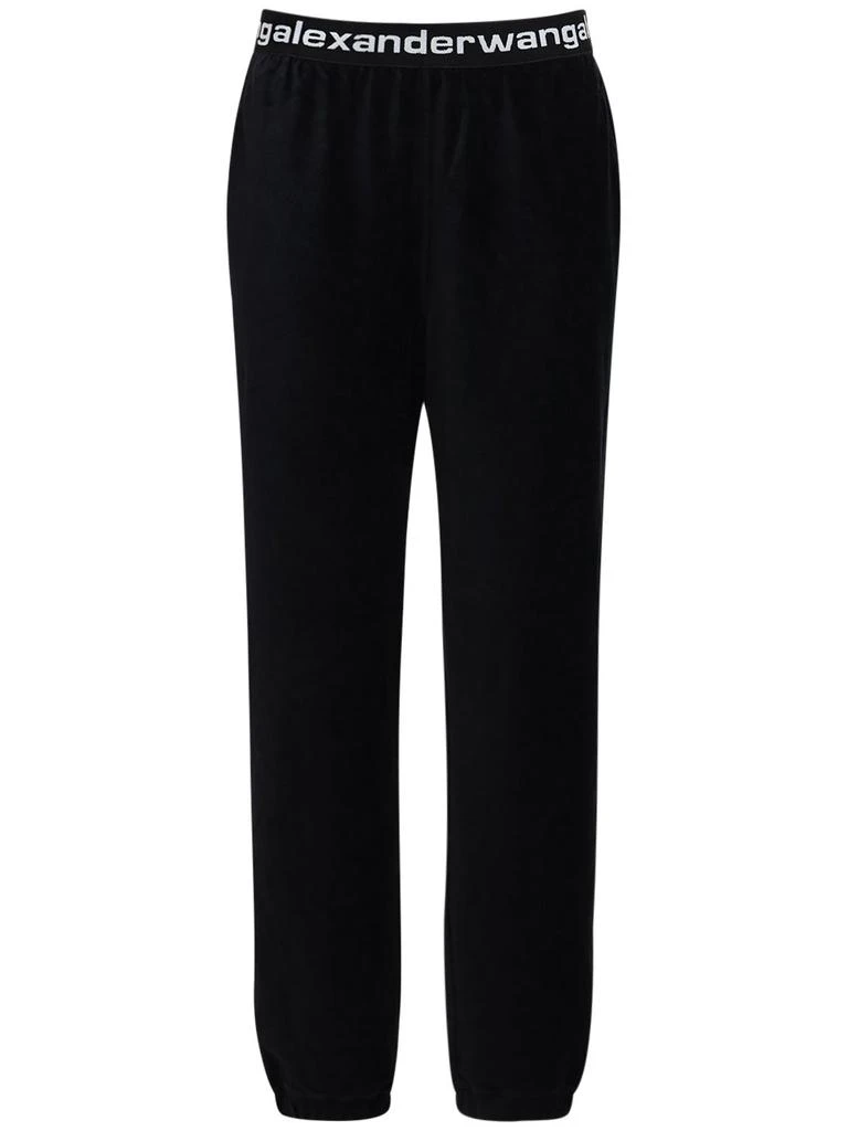 商品Alexander Wang|Stretch Corduroy Sweatpants W/ Logo,价格¥2259,第1张图片