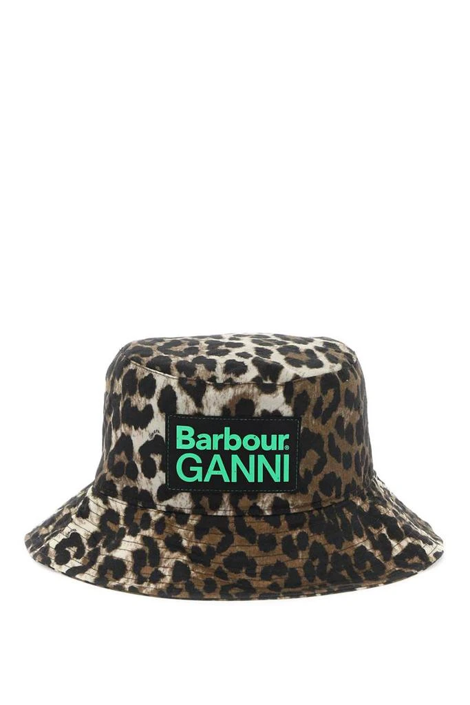 商品Barbour|Barbour x ganni waxed leopard bucket hat,价格¥1060,第1张图片