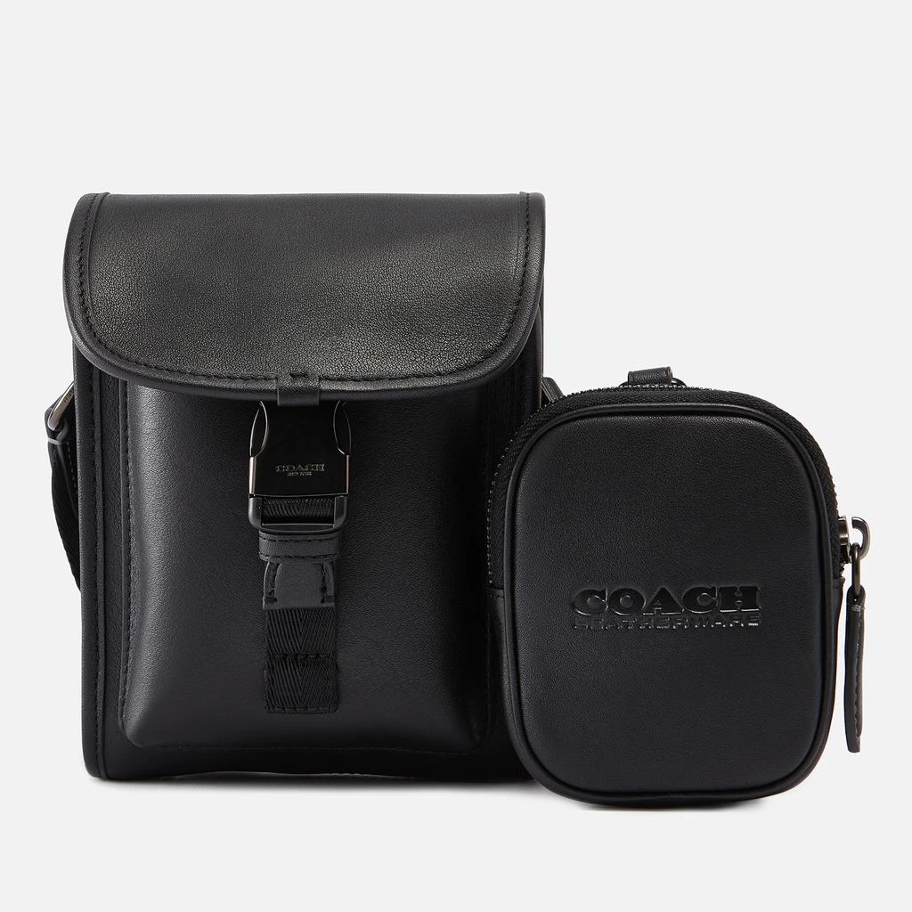 商品Coach|Coach Charter North South Leather Cross Body Bag,价格¥2859,第1张图片