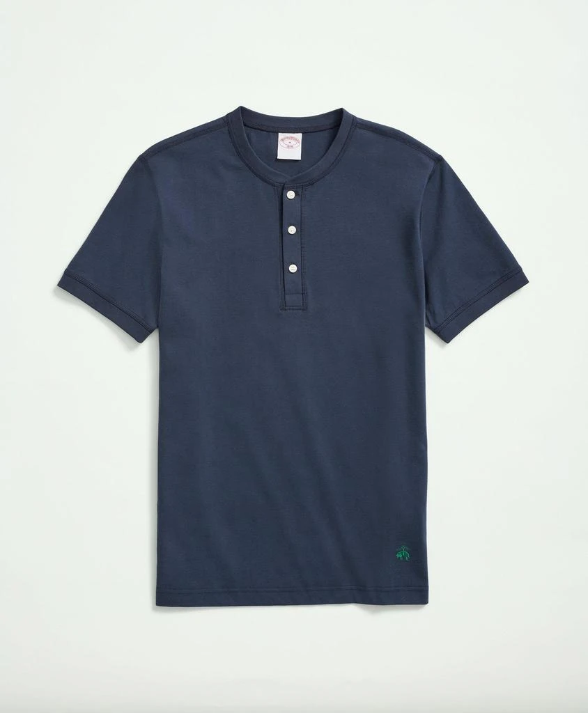 商品Brooks Brothers|Cotton Henley T-Shirt,价格¥166,第1张图片