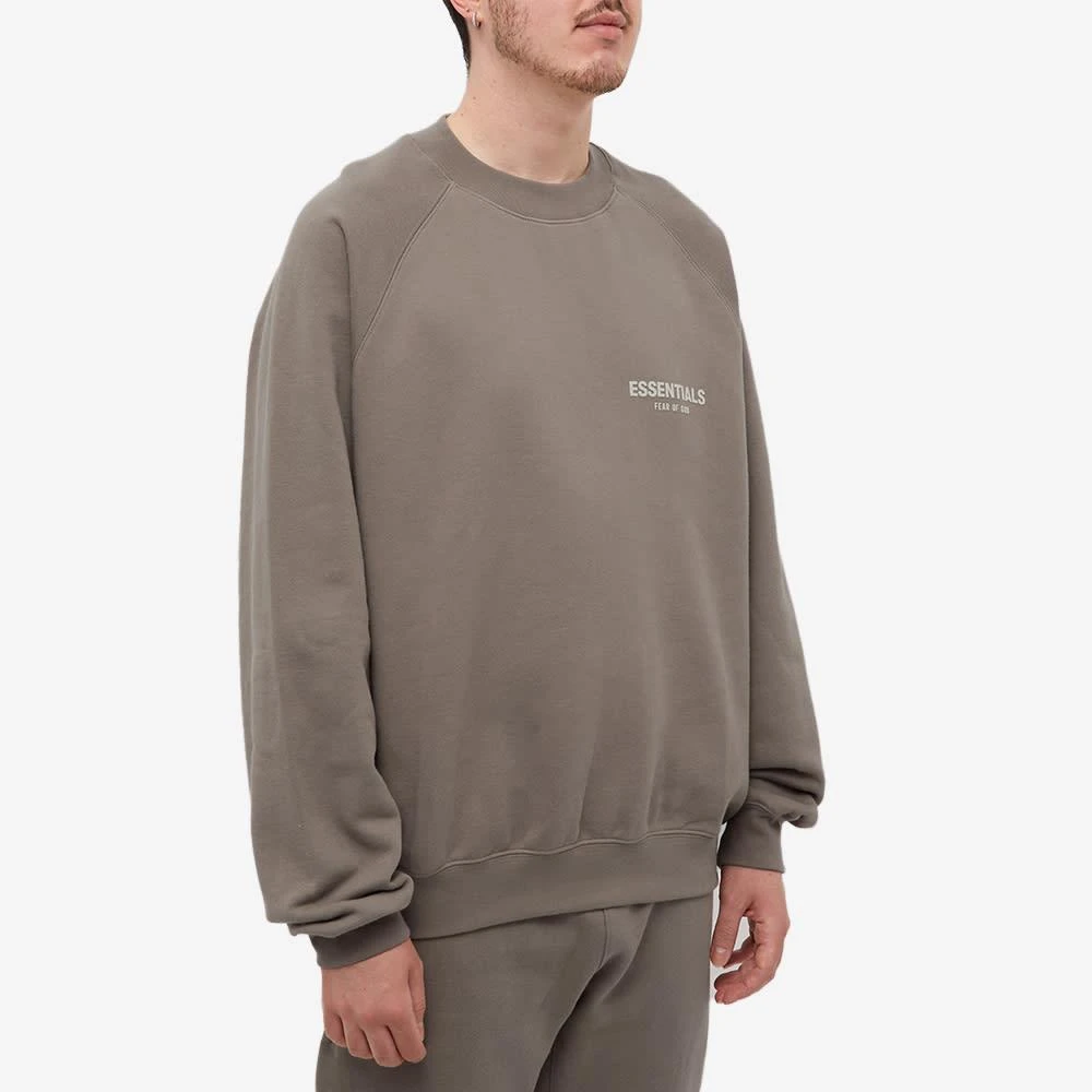 商品Essentials|Fear of God ESSENTIALS Logo Crew Neck Sweat - Desert Taupe,价格¥794,第2张图片详细描述