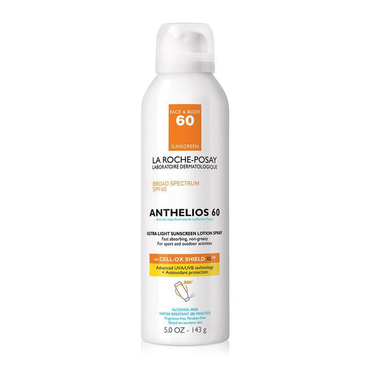商品La Roche Posay|La Roche-Posay Anthelios 60 Ultra Light Sunscreen SPF 60 Spray Lotion, 5 Oz,价格¥159,第1张图片