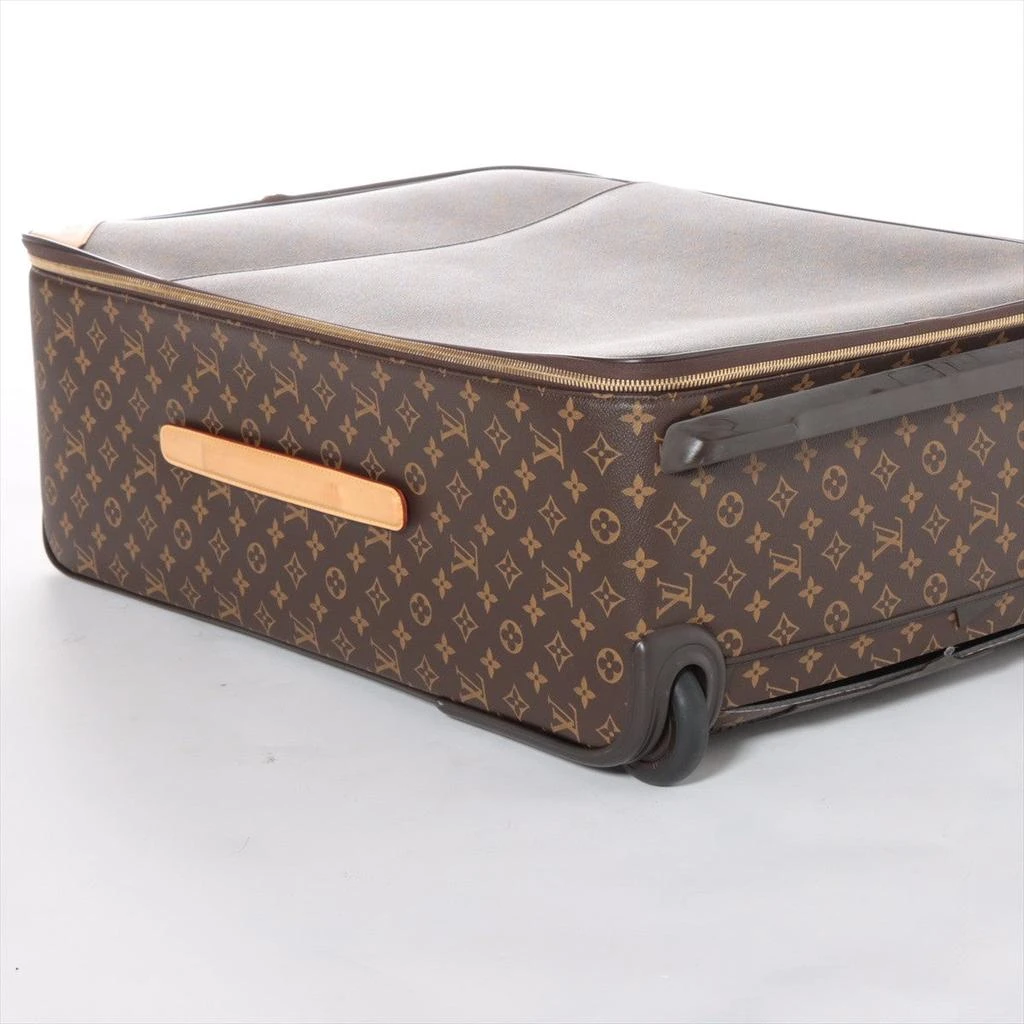 商品[二手商品] Louis Vuitton|Louis Vuitton Brown Monogram Canvas Leather Pegase 60cm Rolling Luggage,价格¥18221,第5张图片详细描述
