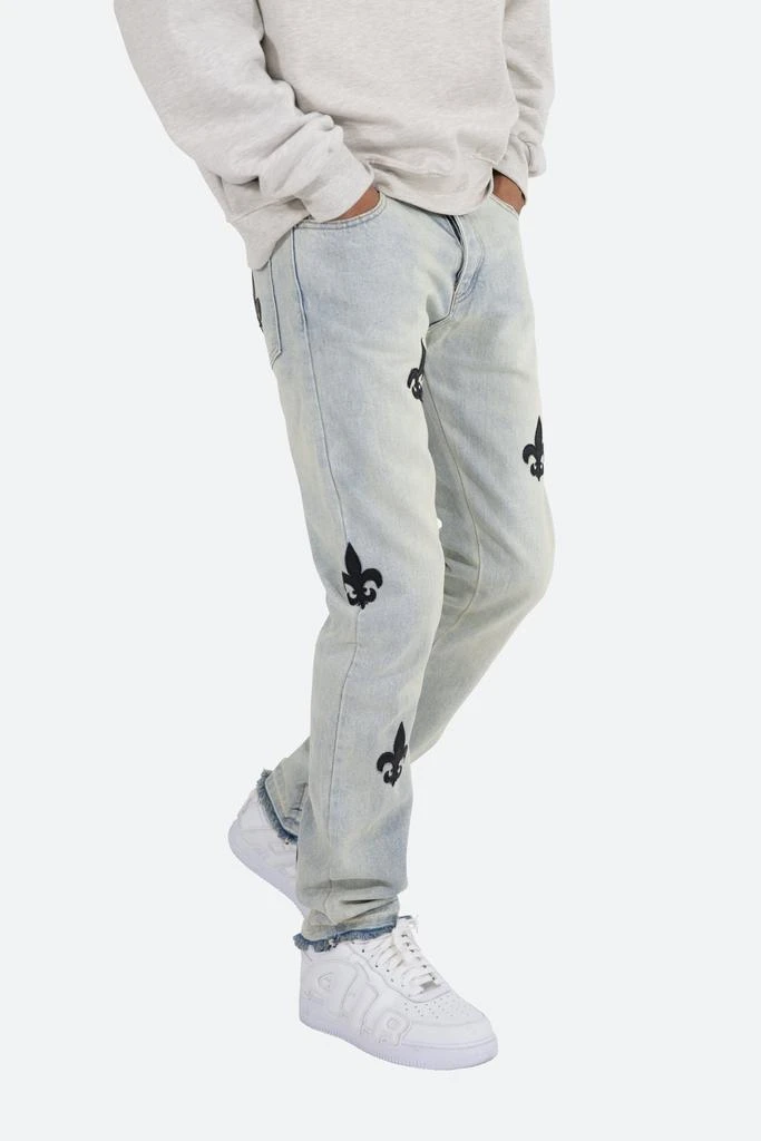 D112 Fleur Straight Denim - Blue 商品