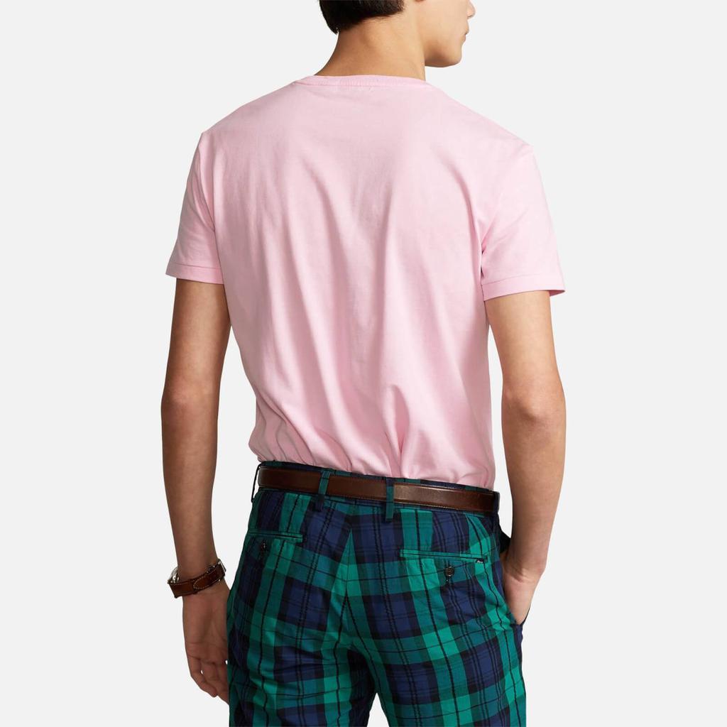 商品Ralph Lauren|Polo Ralph Lauren Men's Custom Slim Fit Logo T-Shirt - Carmel Pink,价格¥420,第4张图片详细描述