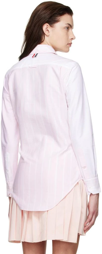 商品Thom Browne|粉色 & 白色棉质衬衫,价格¥3290,第3张图片详细描述