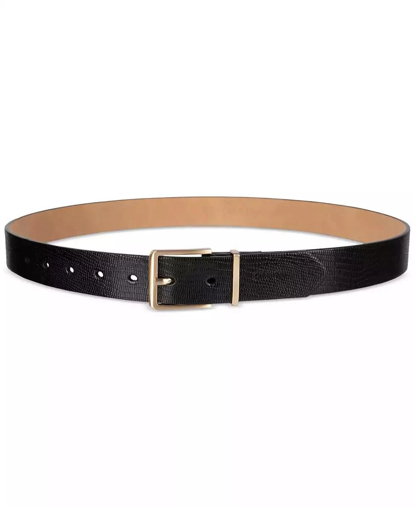 商品Calvin Klein|2-Pc. Skinny Faux-Leather & Embossed Belt Set,价格¥249,第4张图片详细描述