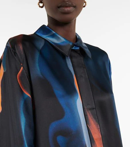 商品ROKSANDA|Printed silk-satin blouse,价格¥5054,第4张图片详细描述