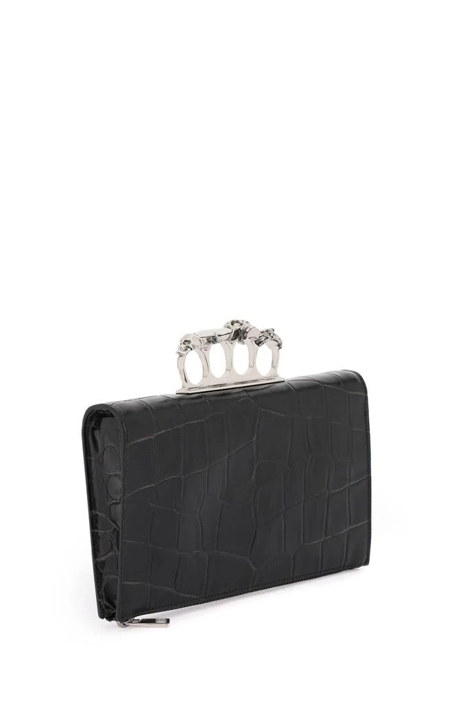 商品Alexander McQueen|THE KNUCKLE ZIP SMALL POUCH,价格¥6040,第3张图片详细描述