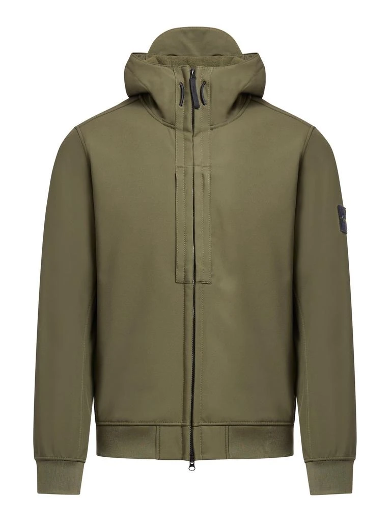 商品Stone Island|Stone Island Zip-Up Drawstring Jacket,价格¥4758,第1张图片