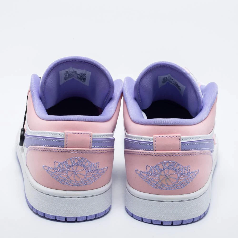 商品Jordan|Air Jordans Multicolor Leather Jordan 1 Low Sneakers Size 44,价格¥2328,第5张图片详细描述